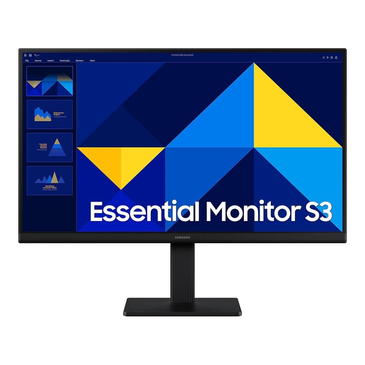 Samsung 24"-es LED monitor, Full HD, IPS, 100Hz, 1920x1080, fekete