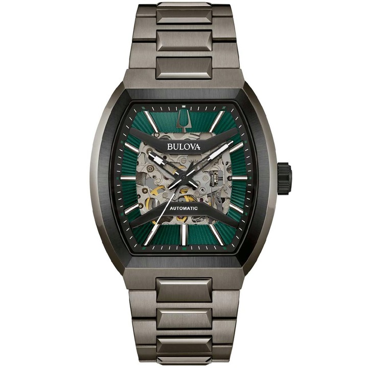 Мъжки часовник Bulova 98A321, Автоматичен, 40мм, 5ATM