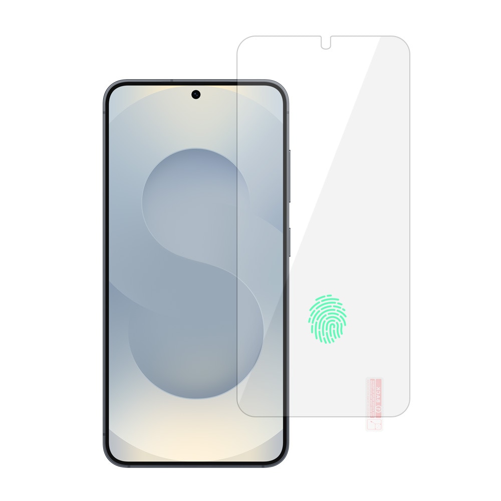 Folie sticla MatTech, compatibila cu Samsung Galaxy S25, Case Friendly, Grosime de 0.3mm, Functia de deblocare cu Amprenta, Anti-Fingerprint, Margini Rotunjite, Transparent