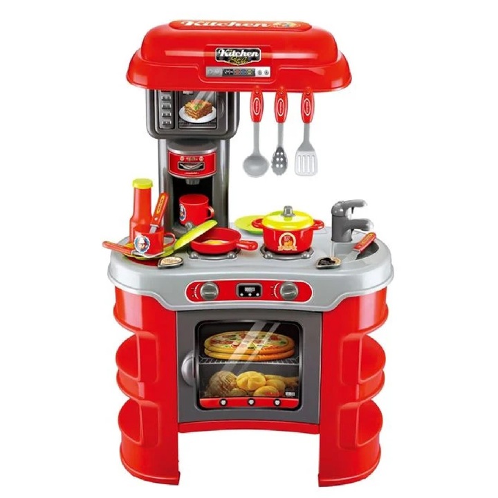 Gyerekkonyha hanggal és fénnyel, 23 db