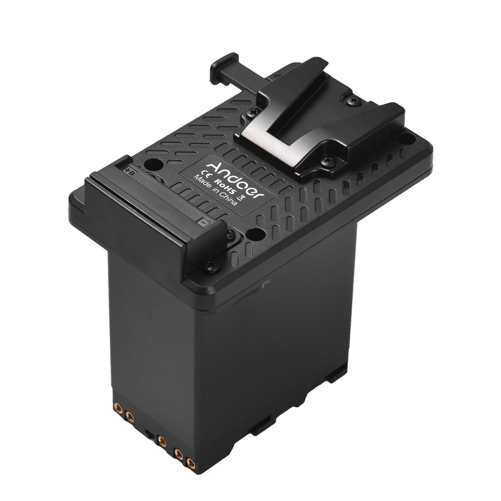 V-Lock akkumulátortartó BP U adapterhez, 11-16,8V, dekódoló chippel, műanyag