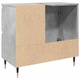 Dulap de baie vidaXL, gri beton, 65x33x60 cm, lemn prelucrat, 15.3 Kg