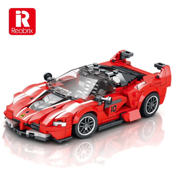 Конструктор REOBRIX Ferrari FXX-K, 392 елемента, Червен