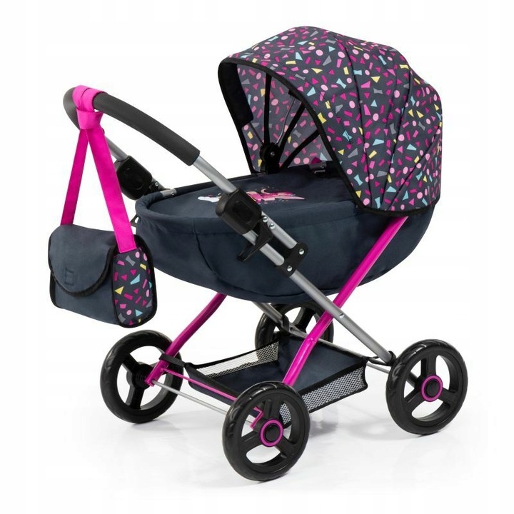 Количка за кукли Cosy, Многоцветна
