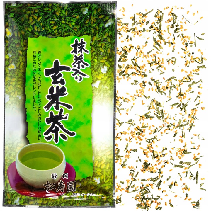 Matcha Iri Genmaicha japán zöld tea 70g, bancha tea és pörkölt rizs keveréke, intenzív aroma, sárgászöld szín