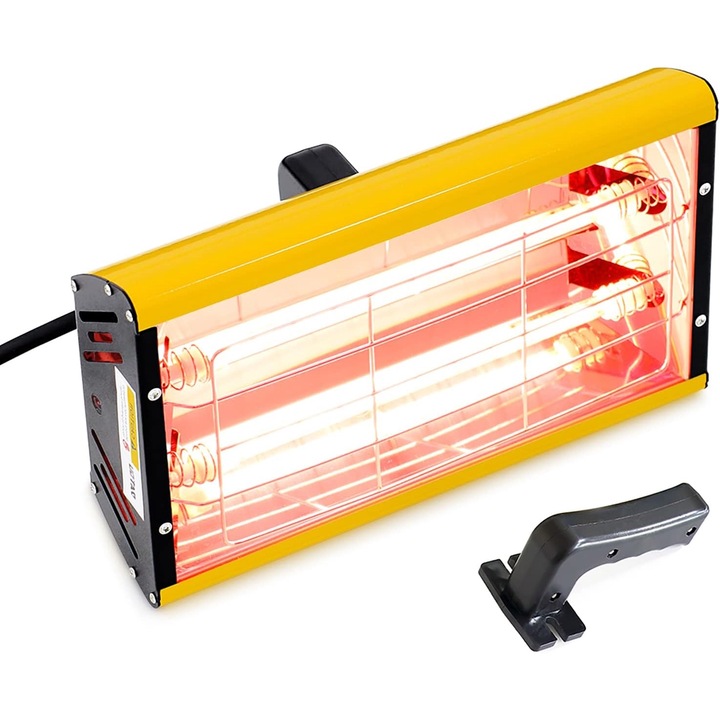 Infravörös festékkeményítő lámpa DATOUBOSS, 2000 W, 110 V, Hőmérséklet tartomány 60-80°C