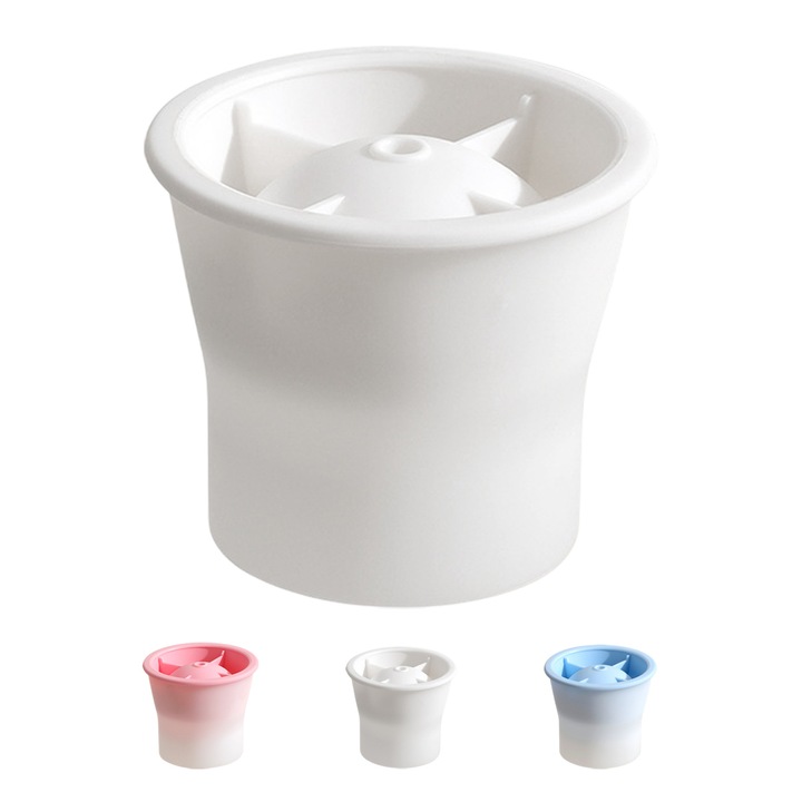 Forma cuburi de gheata, Enforose, silicon, alb, 6.9x6.9x5cm, set 1x unelte de gheata