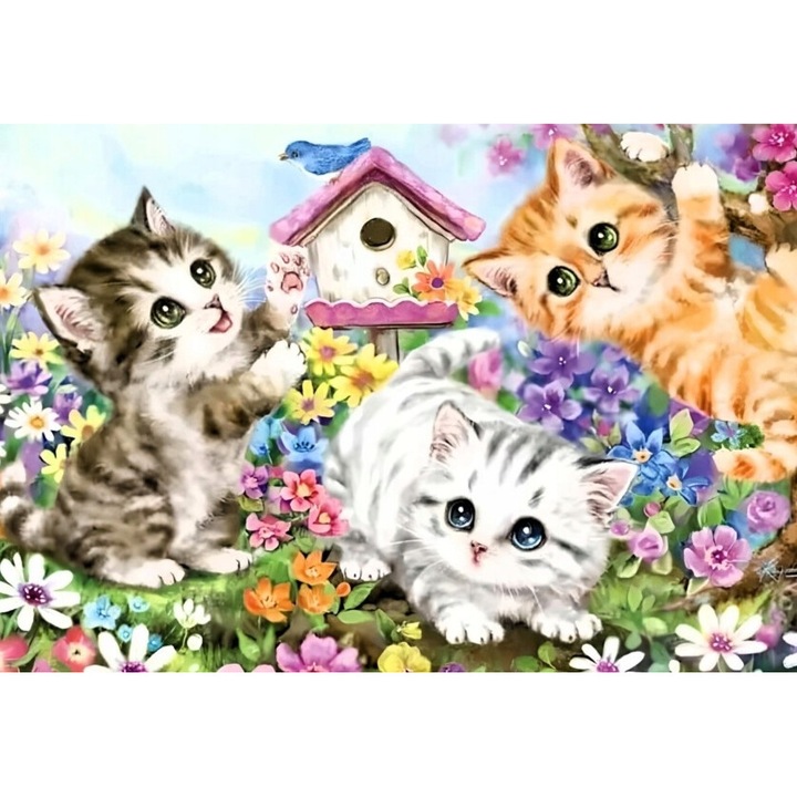 Set desen diamant Norimpex, Paryska Ulica, 40x30 cm, activitate creativa