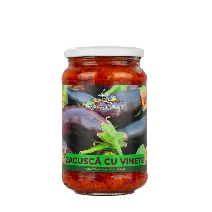 Zacusca cu Vinete Bio Bucovina Plants – 330 G