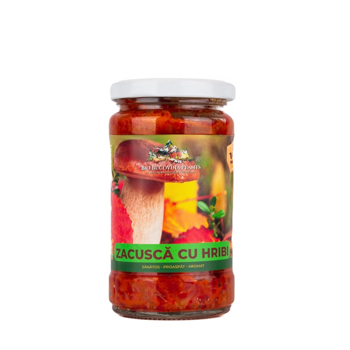 Zacusca cu Hribi de Toamna Bio Bucovina Plants – 250 G