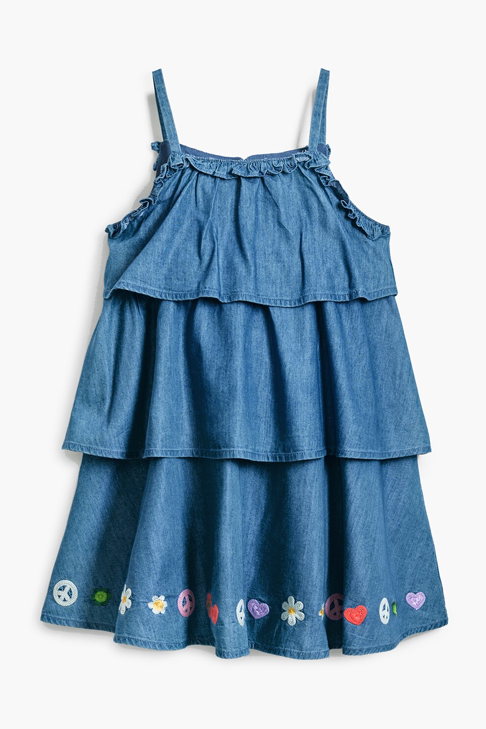 DESIGUAL, Rochie scurta cu design grafic, Albastru deschis, 164 CM