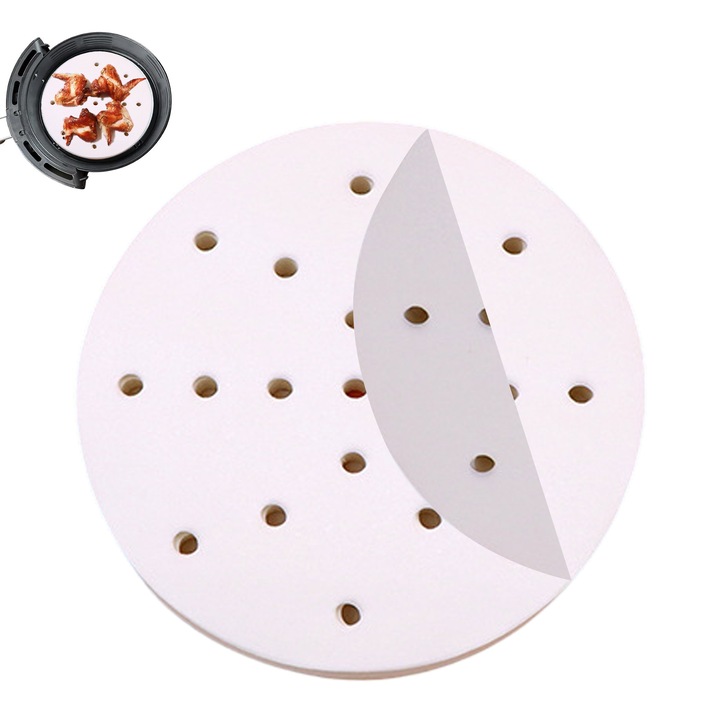 Hartii de copt pentru friteuza de 7 inch, Enforose, 100 buc