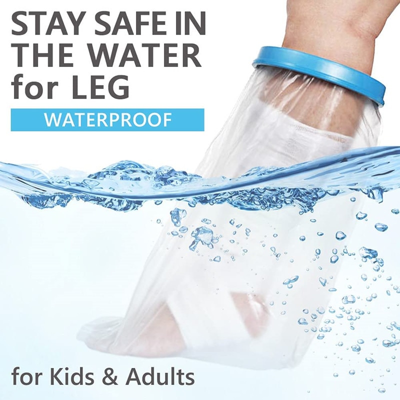 Husa de dus, pentru picior rupt, Impermeabila, Reutilizabila, 43 × 65 × ...