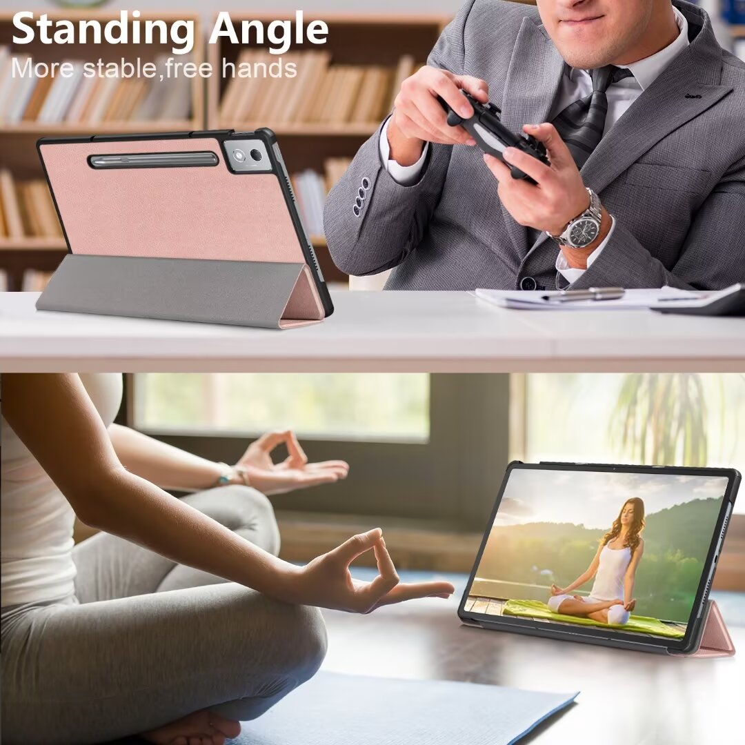 Husa DDOLI ® pentru tableta Lenovo IDEA Tab PRO, 12.7 inch, Rose Gold