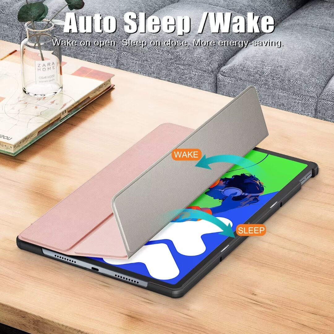 Husa DDOLI ® pentru tableta Lenovo IDEA Tab PRO, 12.7 inch, Rose Gold