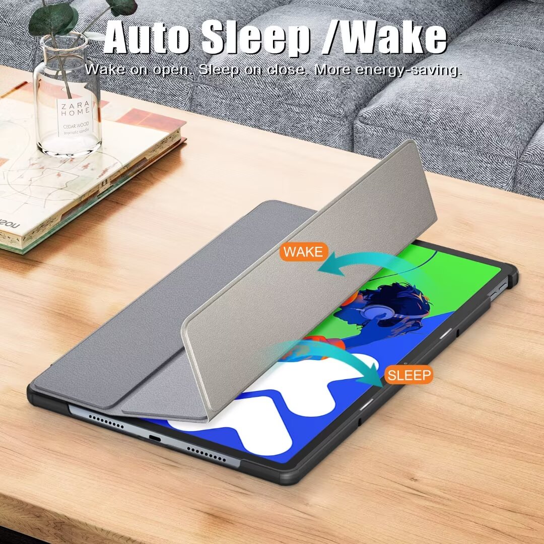 Husa DDOLI ® pentru tableta Lenovo IDEA Tab PRO, 12.7 inch, Gri