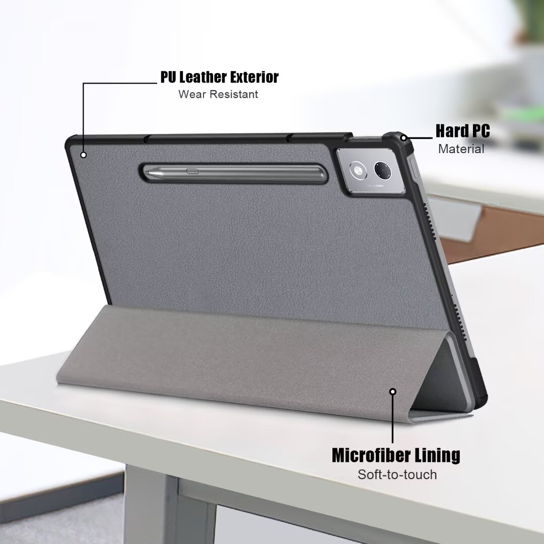 Husa DDOLI ® pentru tableta Lenovo IDEA Tab PRO, 12.7 inch, Gri