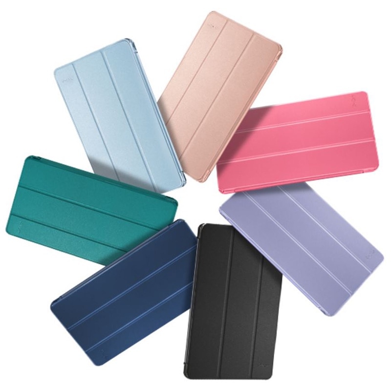 Husa Flip pentru Apple iPad Pro 11, Air 11, Air 4/5, Protectie tip Carte, Suport vizionare, Bleumarin