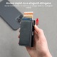 Картодържател за 8 карти AdroitGoods - Поставка за кредитна карта с RFID технология - AirTag кожа/синьо
