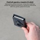 Картодържател за 8 карти AdroitGoods - Поставка за кредитна карта с RFID технология - AirTag кожа/синьо
