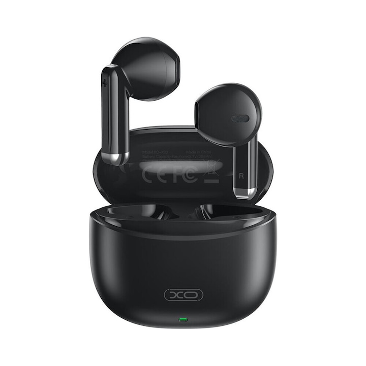 Casti Wireless, sunet dinamic 40mm, Bluetooth, peste 65 ore autonomie, negru