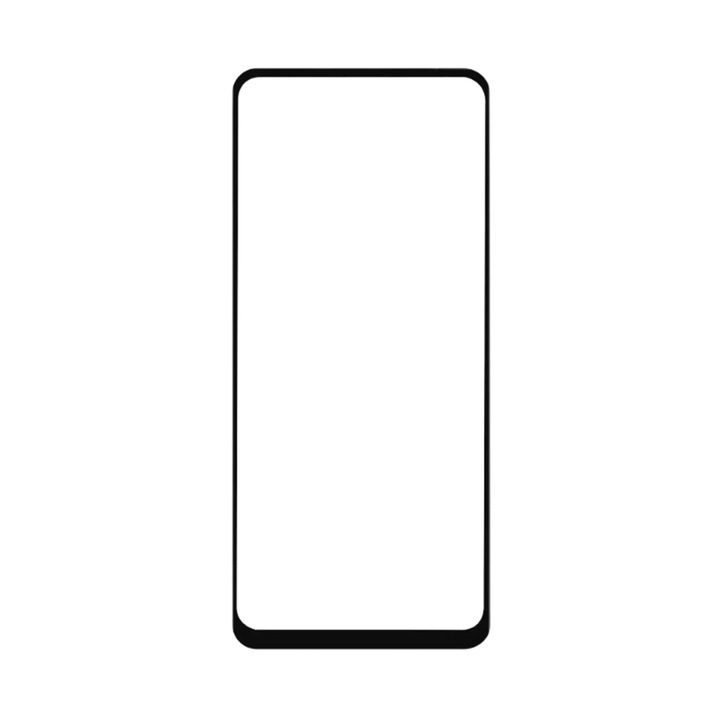 Üvegfólia Xiaomi Redmi Note 14 5G kompatibilis - fekete tokbarát Slim 3D üvegfólia