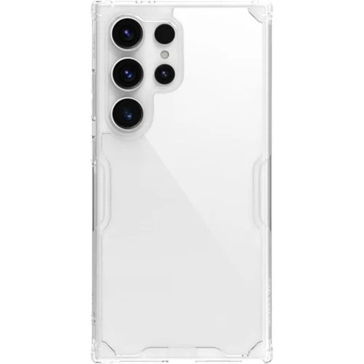 Калъф за телефон, съвместим с Samsung Galaxy S25 Ultra - Nillkin Nature TPU PRO - прозрачен удароустойчив заден капак