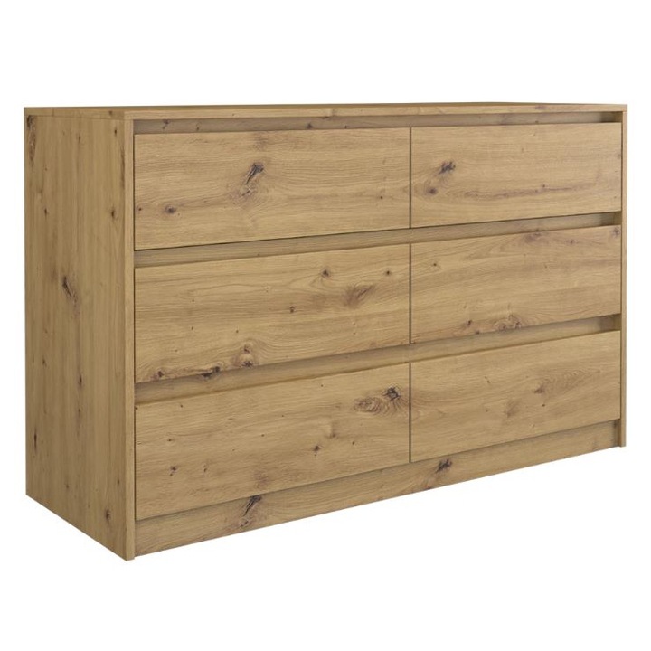 Adgo Furniture Komód, 120x78x40 cm, tölgy