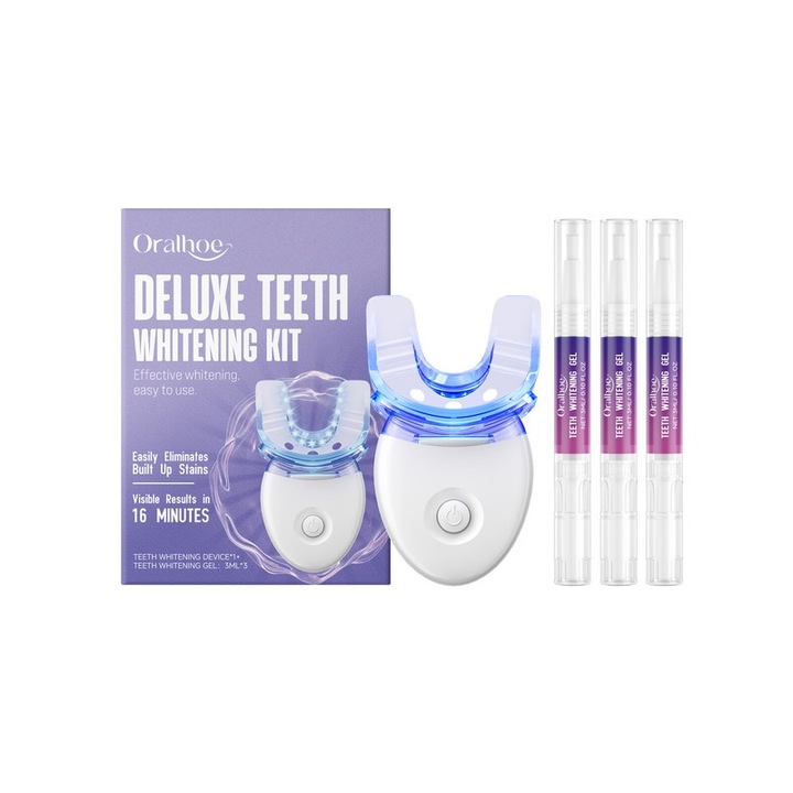 Set de ingrijire dentara, curatare respiratie proaspata, indepartare pete, ingrijire gingii, albire dinti