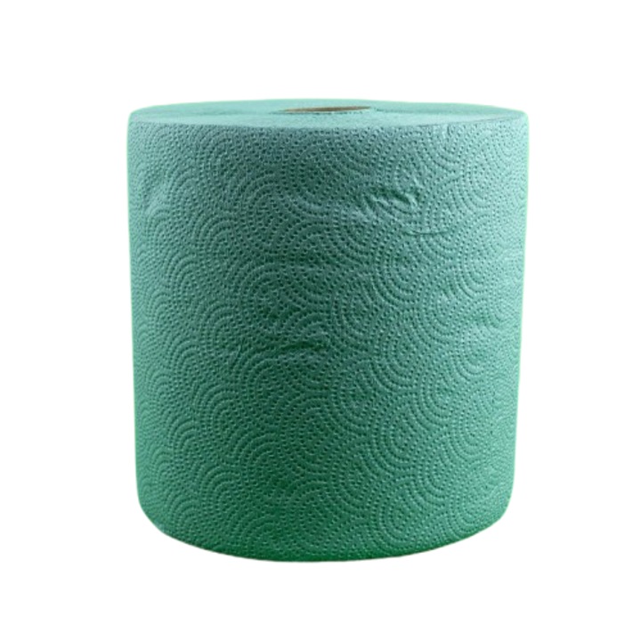 Rola hartie industriala verde 300m