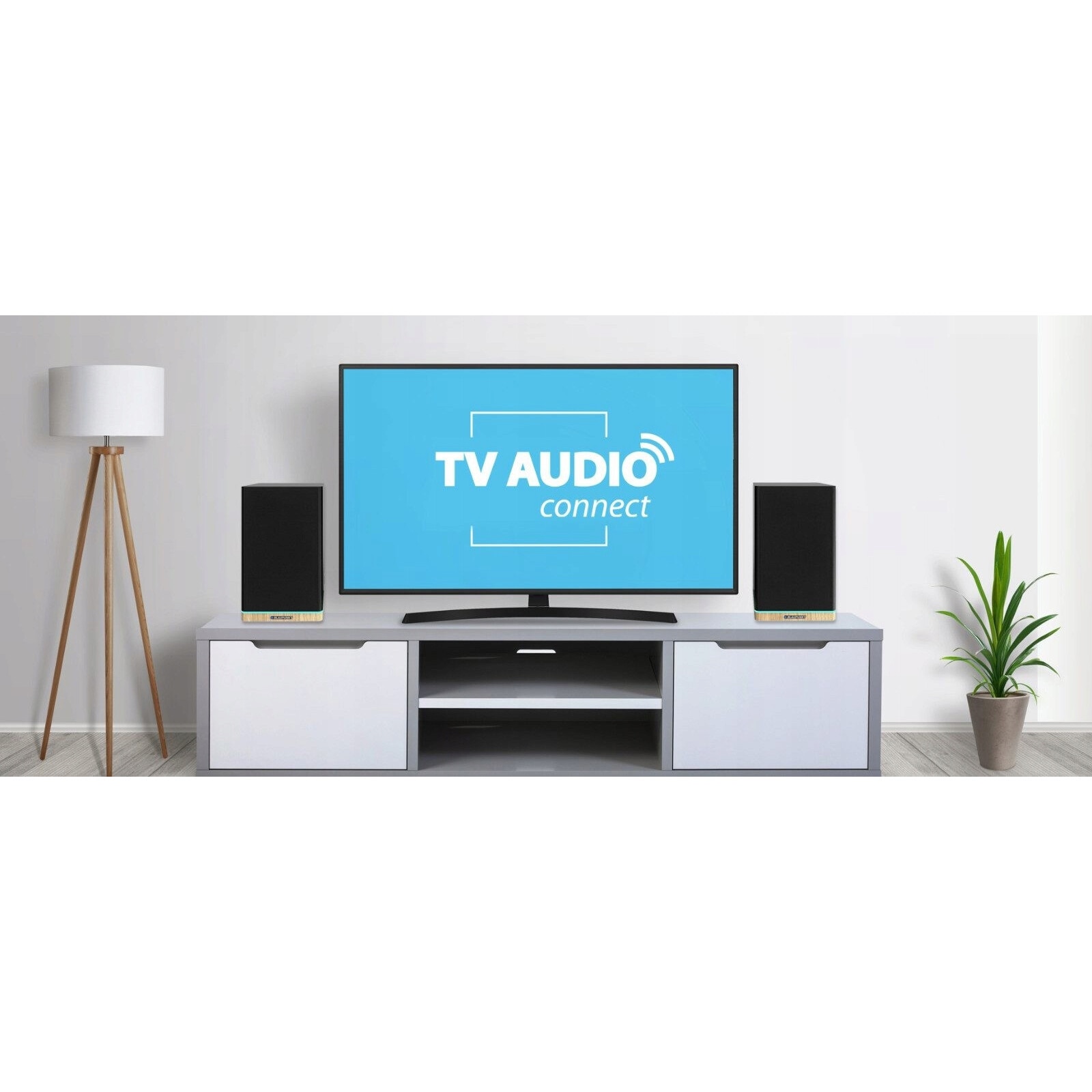 Boxe active Blaupunkt BS60WH, LED, 60W RMS, 2m cablu, alb