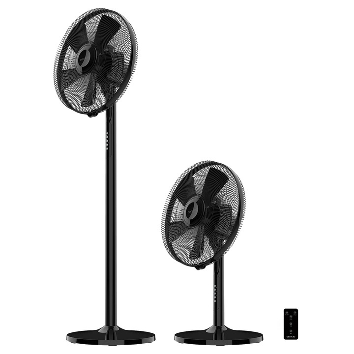 Ventilator CECOTEC EnergiSilence Smart XL 555 2in1, 55W, 40cm, negru