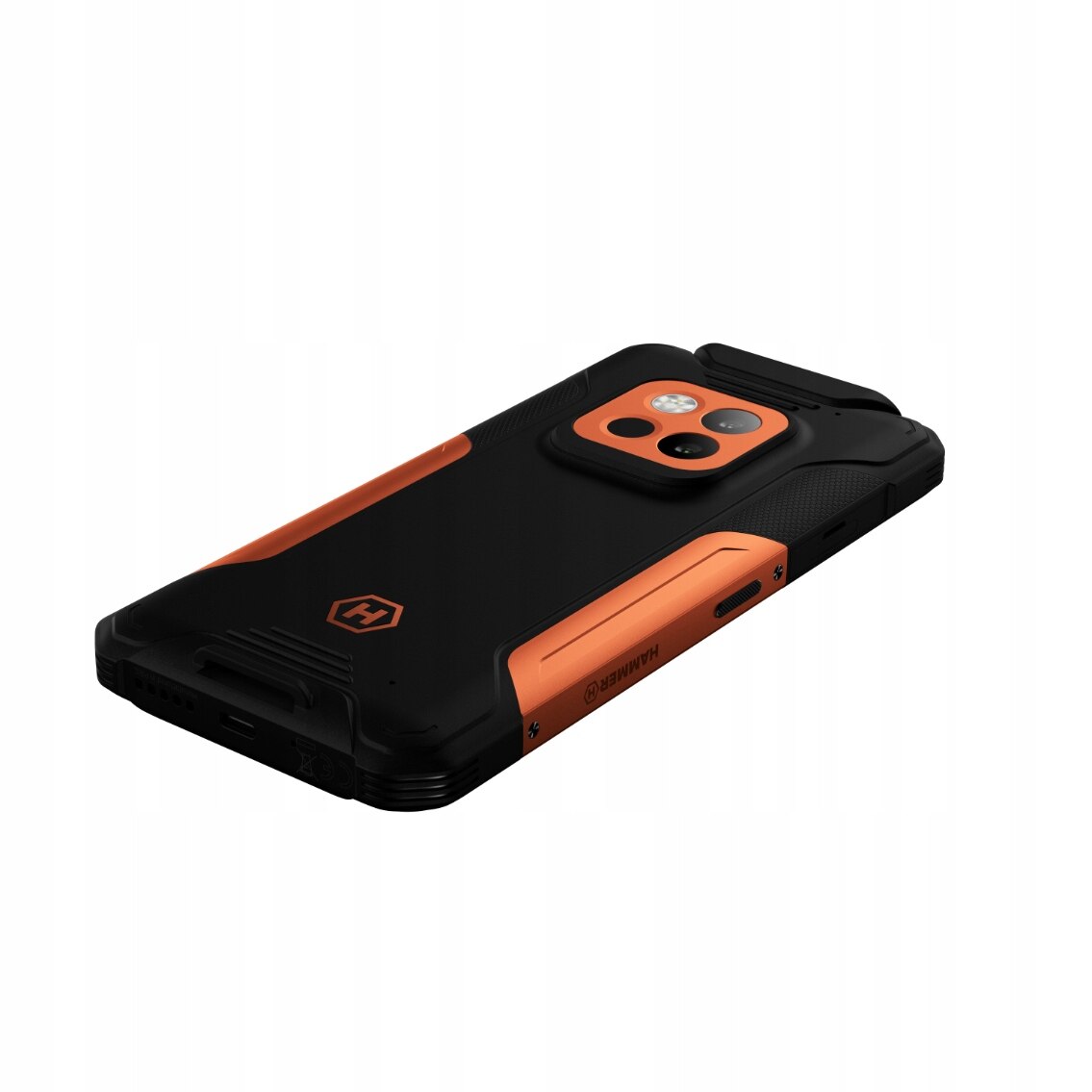 Telefon mobil MyPhone Hammer Construction 2, 5G, Dual SIM, 8GB RAM, 256GB, carcasa termica, Portocaliu