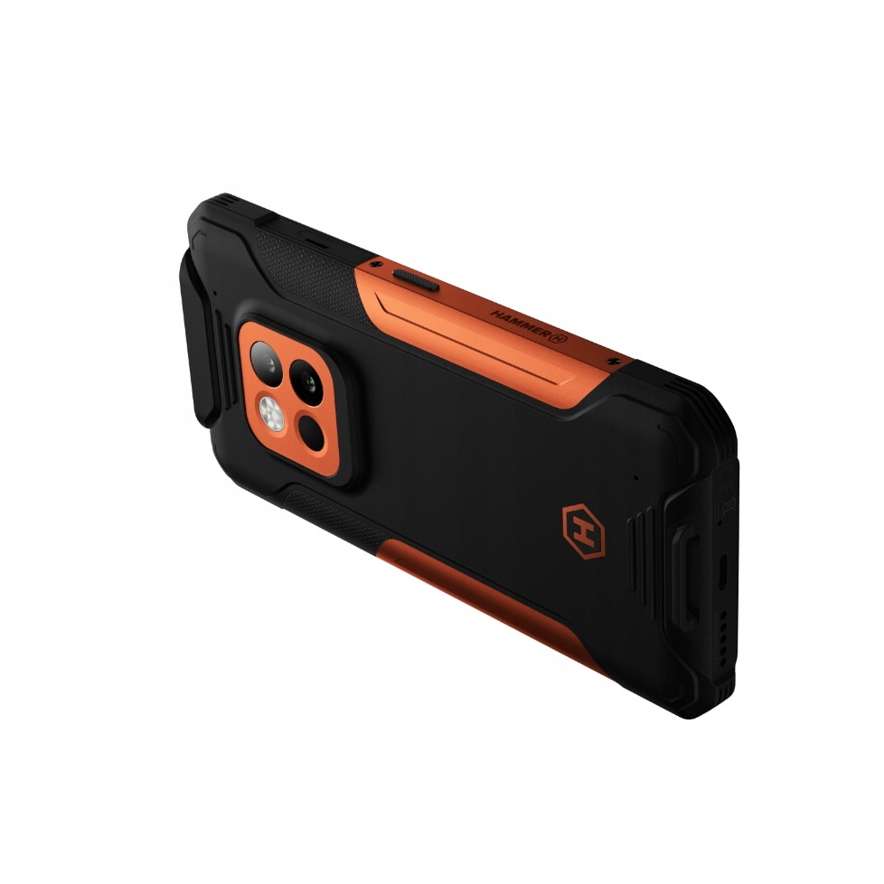 Telefon mobil MyPhone Hammer Construction 2, 5G, Dual SIM, 8GB RAM, 256GB, carcasa termica, Portocaliu