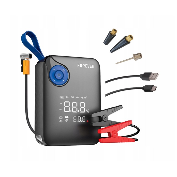 Jump Starter Auto Forever JS-400, 4in1, Albastru