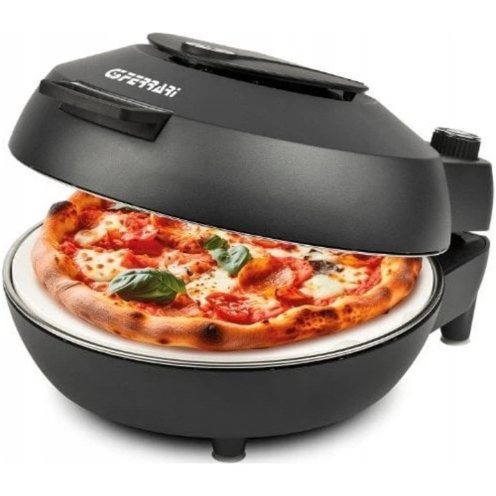 Cuptor electric G3Ferrari G10199, 1200W, termostat 420°C, piatra refractara, 31cm, set cu lopata pentru pizza
