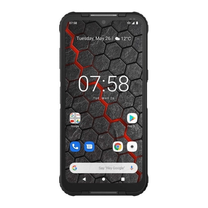 Телефон MyPhone Hammer Blade 3, 4 GB RAM, 64 GB, 6.2" HD+, Черен