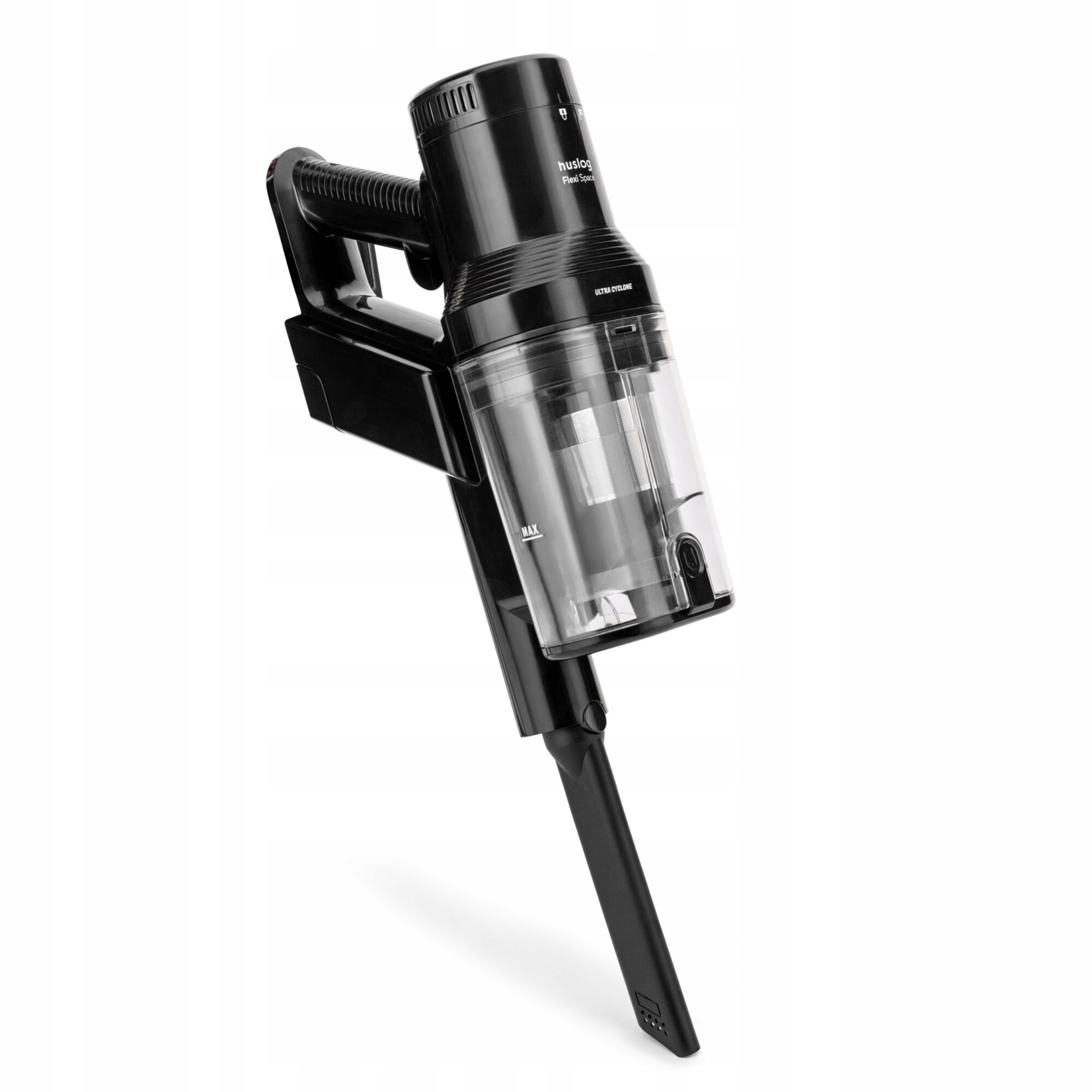 Aspirator vertical fara fir 2 in 1 Huslog, putere 160W, culoare neagra, accesorii incluse