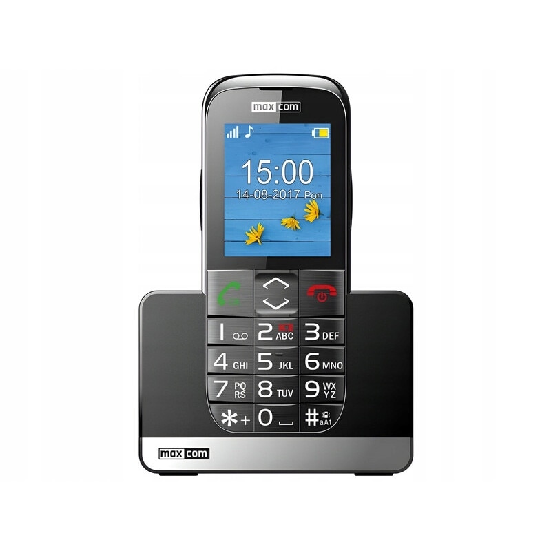 Telefon mobil Maxcom Comfort MM720 SE, 2.2", 800 mAh, negru, pentru seniori