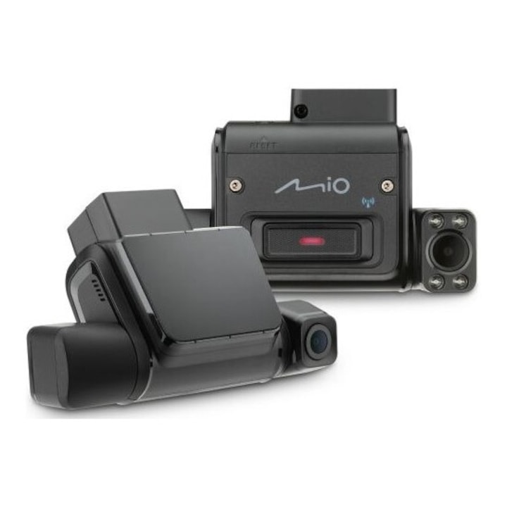 Камера за кола Mio MiSentry 12T, 3 канала, 4G LTE мониторинг, live view, вътрешна камера A60