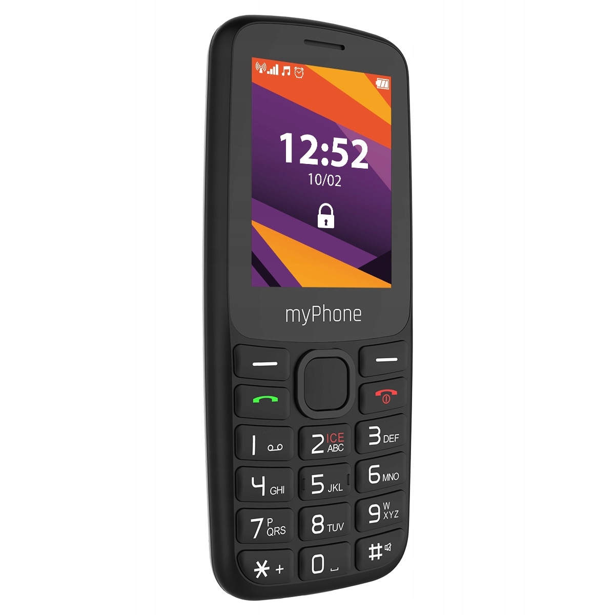 Telefon MyPhone 6410 LTE, Dual SIM, 4G, 2.4", Negru, 1400mAh