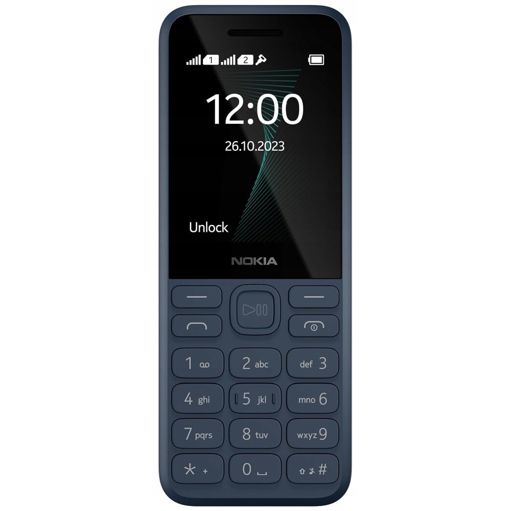 Telefon mobil Nokia 130, DualSim, 2.4", 1450 mAh, Granat, MP3