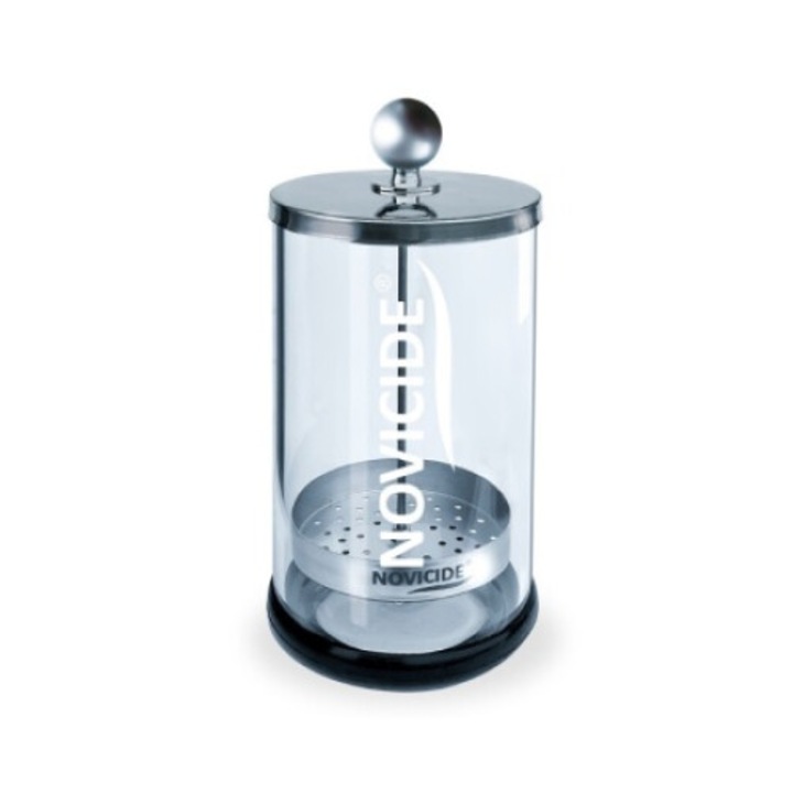 Професионален стъклен съд за дезинфекция на инструменти, Новицид 850 мл