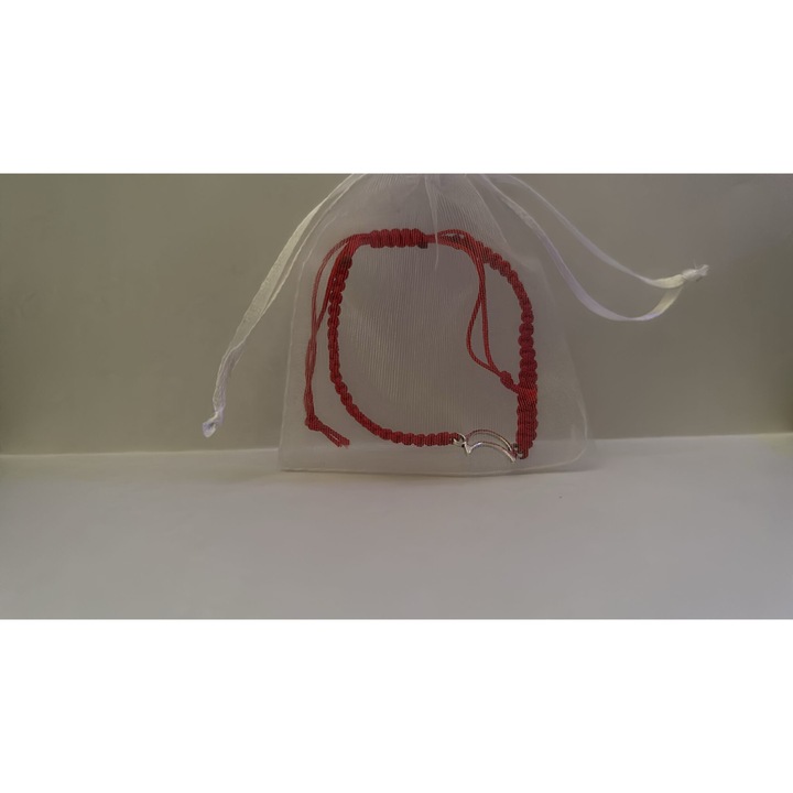 Bratara cu snur impletit (luna)