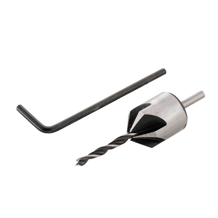 Burghiu lemn cu cheie HEX 3 x 61 mm Dexter