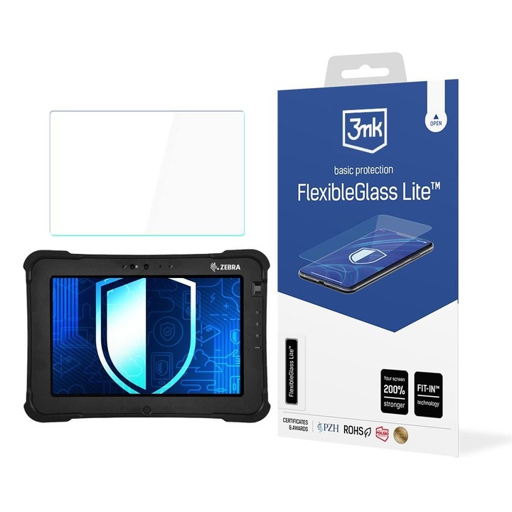 Védőfólia, 3MK, FlexibleGlass Lite, 7H, Zebra, XSlate L10-hez
