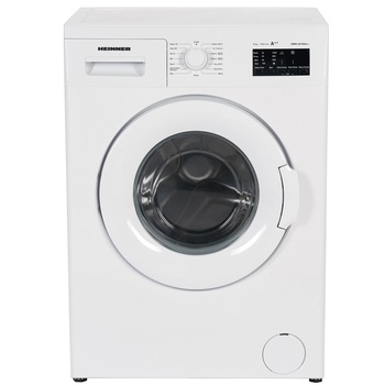 Masina de spalat rufe Heinner HWM-6010VA++, 6kg, 1000 RPM, Clasa A++, Functie start intarziat, Sistem Eco Logic, 60 cm, Alb Masina de spalat rufe Heinner HWM-6010VA++, 6kg, 1000 RPM, Clasa A++, Functie start intarziat, Sistem Eco Logic, 60 cm, Alb