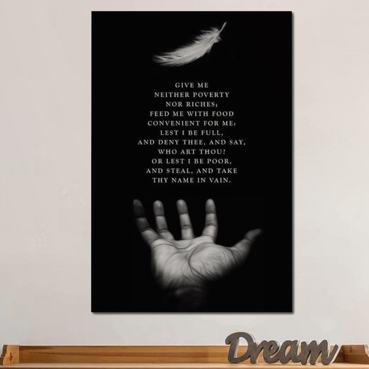 Премиум картина върху платно, LuxCanva® F1011, Баланс на живота, 100 X 150 см, 100% памучно платно 400 г/м2, дървена рамка, Духовност, Смирение, Дълбочина, Вяра, Молитва, Хол, Офис, Ярки цветове