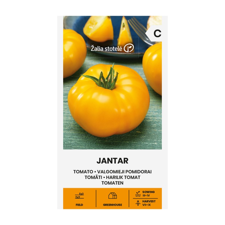 Seminte, Tomate Jantar, Žalia Stotelė, plic, 0.2 grame