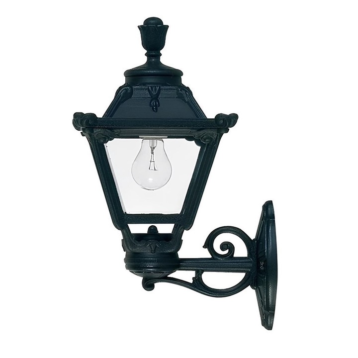 Lanterna de gradina, Fumagalli, BISSO/GOLIA, 1xЕ27, 8.5W, 2700-6500K, 920lm, IP55, Negru